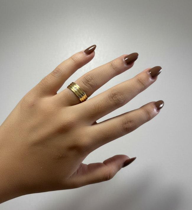 ALIANÇA EM BANHO 18K