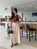 SAIA MIDI BEGE – M