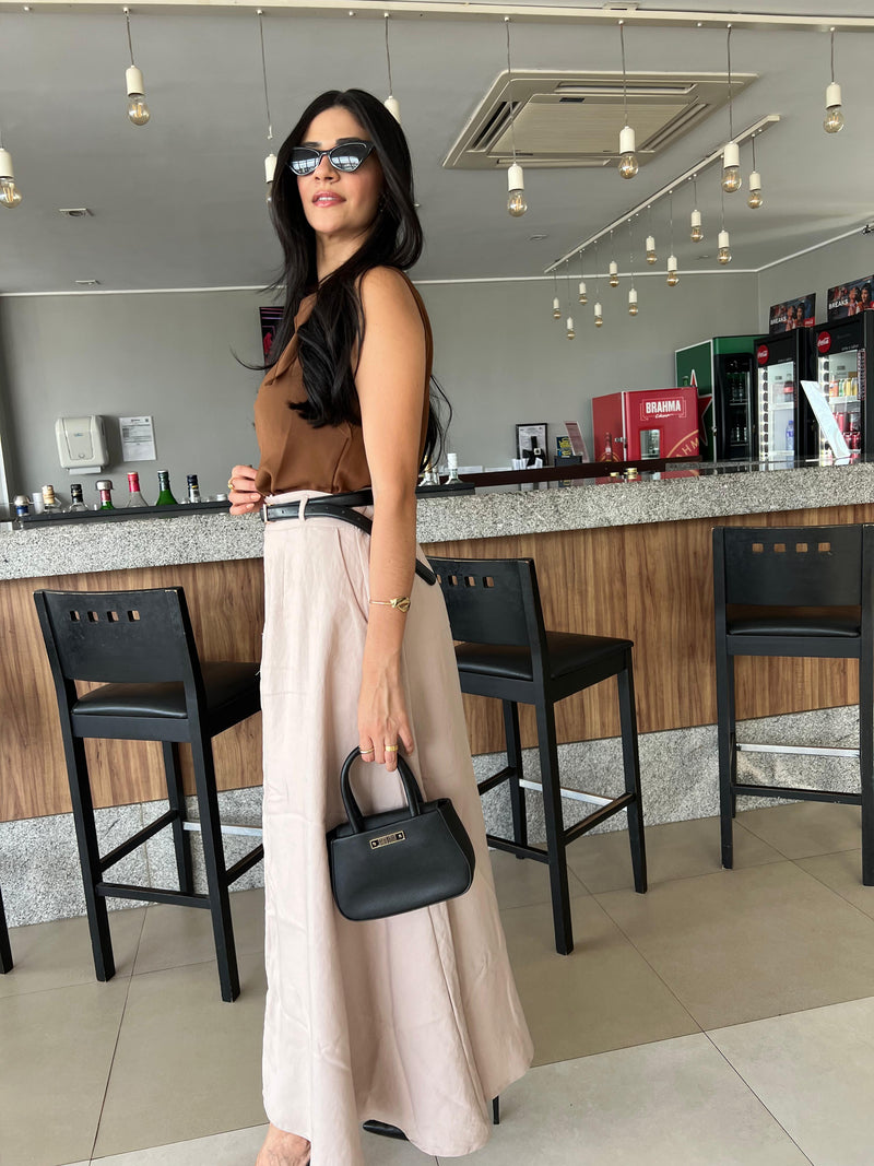 SAIA MIDI BEGE – M