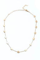 CHOKER CORAÇÕES COM BANHO EM OURO