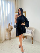 VESTIDO UMA MANGA - PRETO