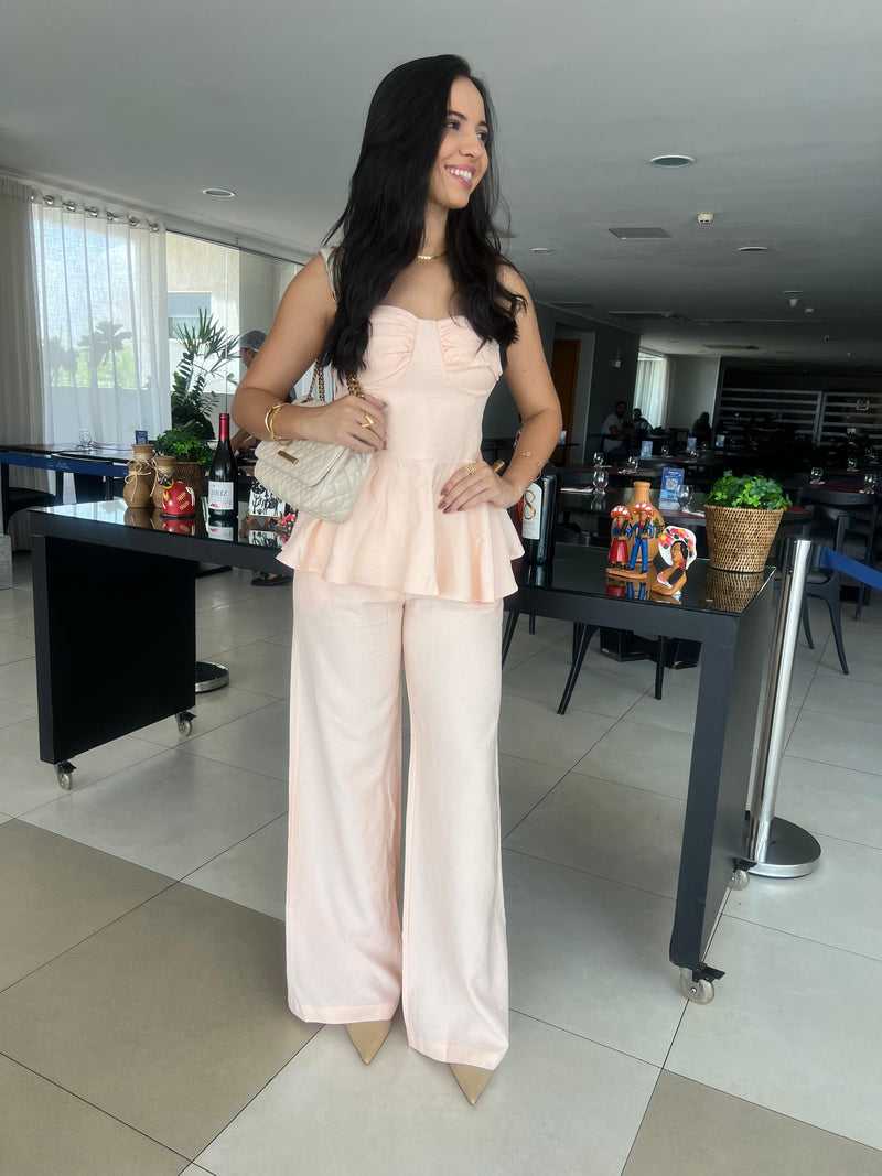 CONJUNTO SALMÃO (BLUSA + CALÇA) M