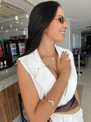 BRACELETE ONDA CRAVEJADO