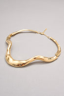 CHOKER MORDERNA COM BANHO EM OURO