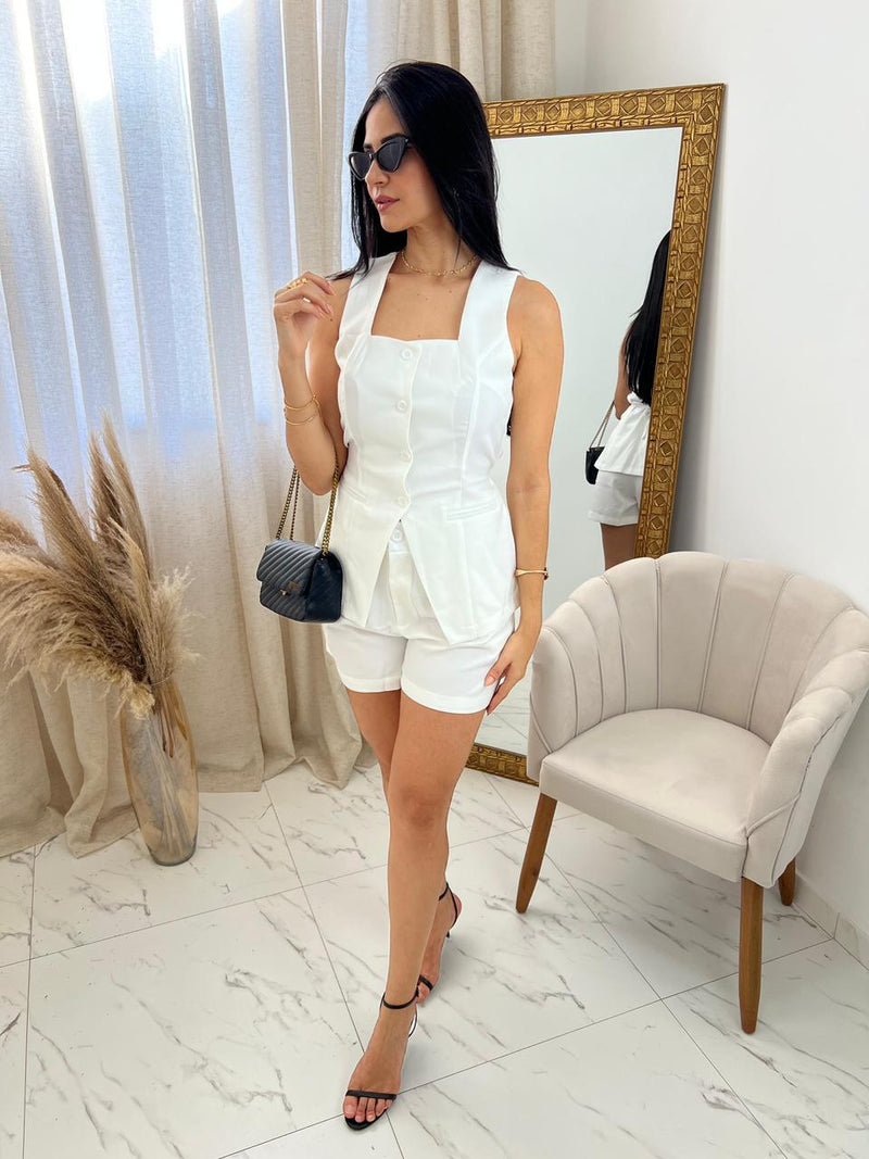 CONJUNTO BRANCO (AMARRAÇÃO ATRÁS) – P
