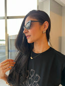 TRIO ARGOLA GOTA LISA | BANHADO A OURO